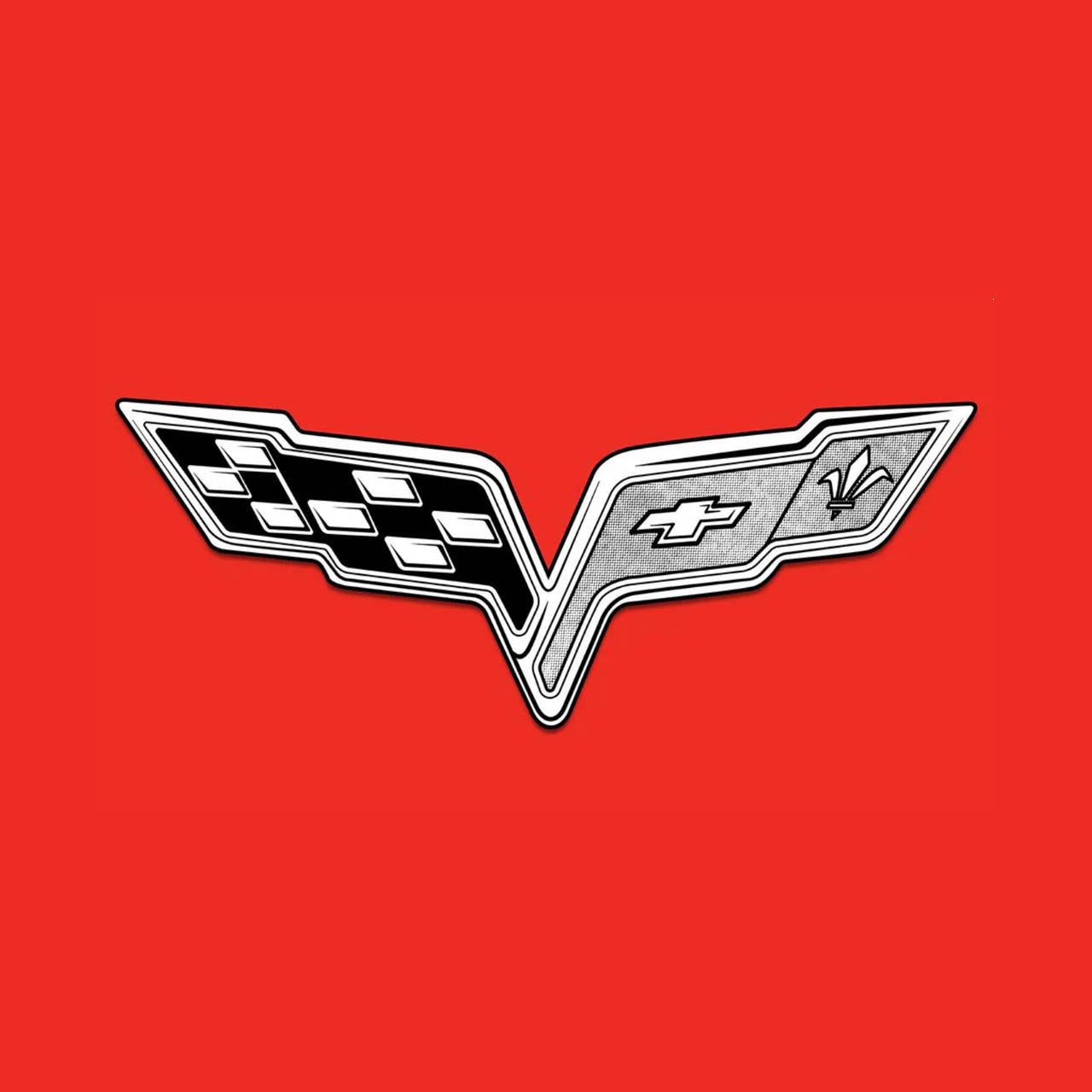 NEW OEM GM 2013 C6 Corvette 60th Anniversary Fender Emblem - Fits 2005-13 GS 2756