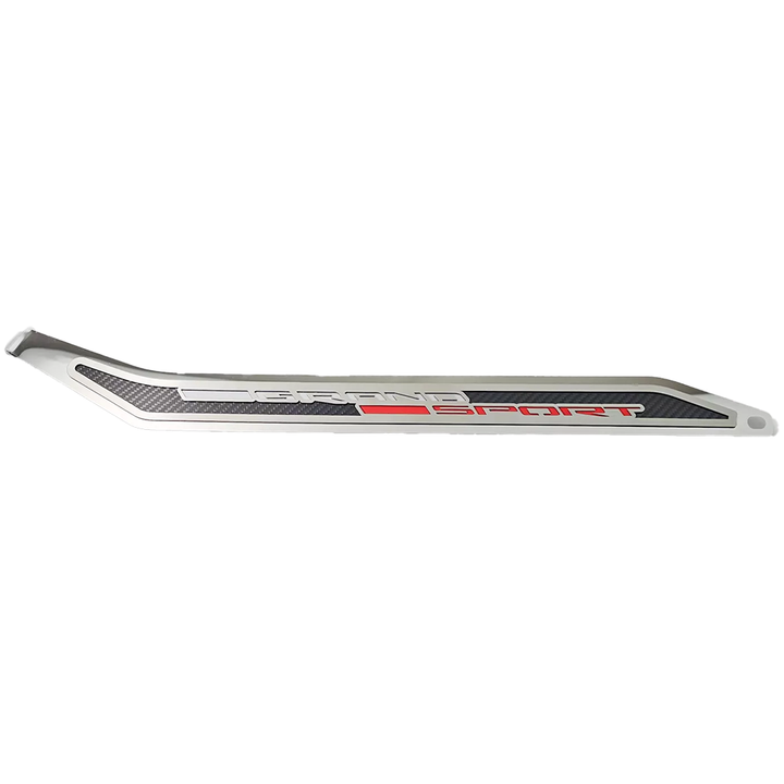 Corvette Door Prop Stainless w/ Real Carbon Fiber Insert - 2017-2019 C7 Grand Sport