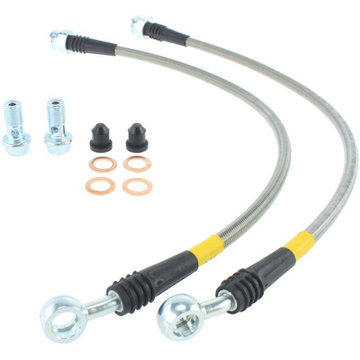 Corvette StopTech Stainless Steel Rear Brake Line Kit - Front : 1997-2004 C5 & Z06
