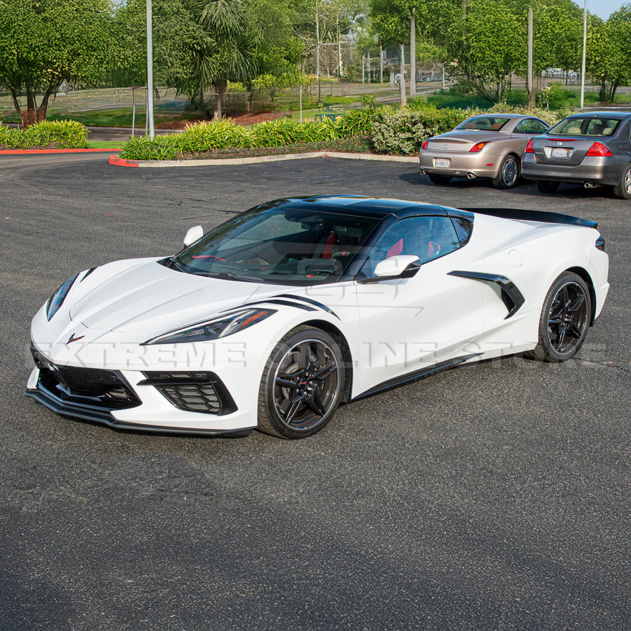 C8 Corvette Z51 Gloss Black Side Skirts - 2020-2025 – CorvetteGuys.com