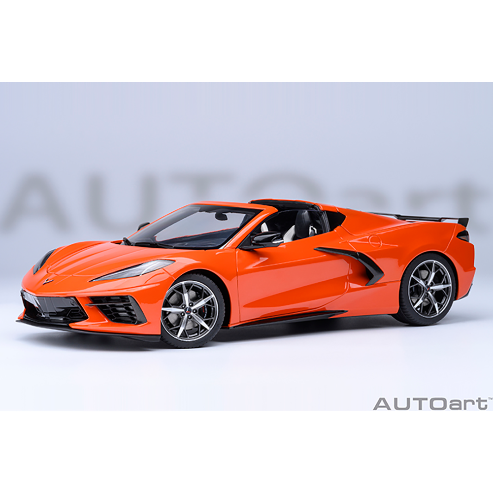C8 Corvette Stingray Z51 Die Cast 1-18 - Sebring Orange