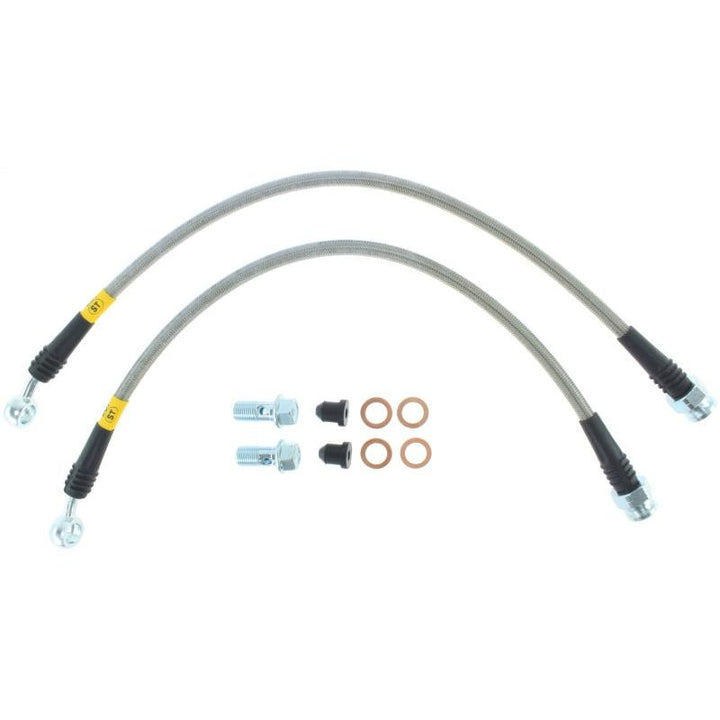 Corvette StopTech Stainless Steel Rear Brake Line Kit - Front : 1997-2004 C5 & Z06