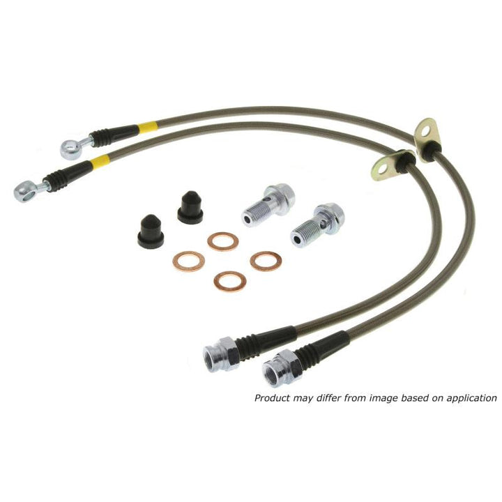 Corvette StopTech Stainless Steel Rear Brake Line Kit - Front : 1997-2004 C5 & Z06
