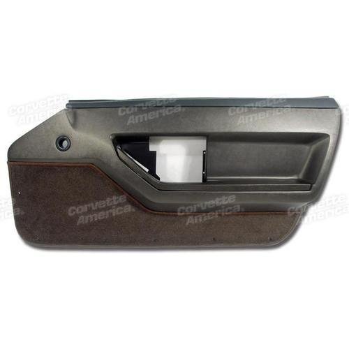 Corvette Door Panel. Bronze Deluxe Coupe RH: 1984-1987