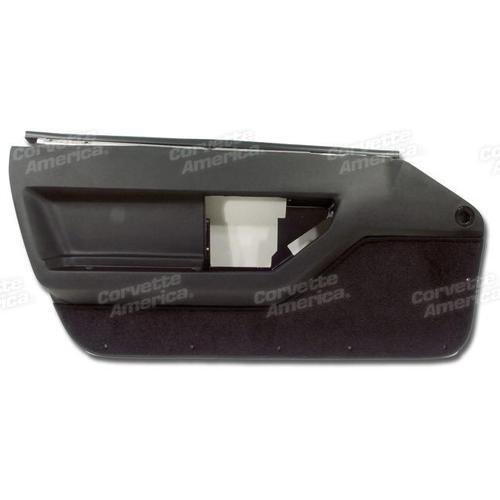 Corvette Door Panel. Black LH: 1984-1989