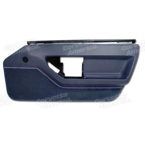Corvette Door Panel. Blue RH: 1984-1985
