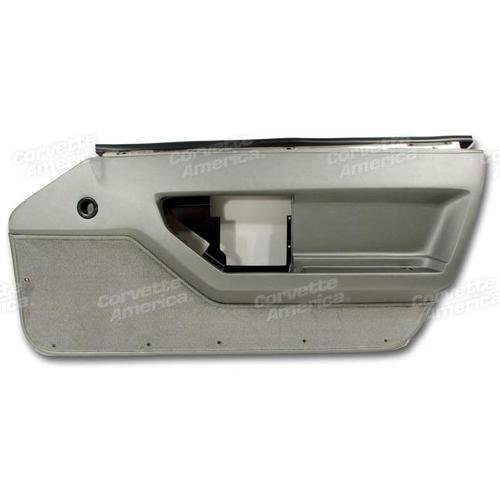 Corvette Door Panel. Gray RH: 1984-1987