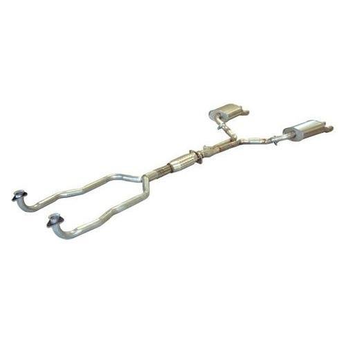 Corvette Exhaust System Cat Back W/Reproduction Mufflers: 1986-1990