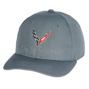 Next Generation C8 Corvette StayDri Performance Hat - Charcoal,Hats