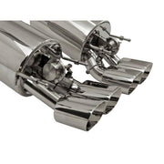 B&B Fusion Axle-Back Corvette Exhaust for NPP Equipped - Quad 4.5" Oval Tips (08 C6),Exhaust