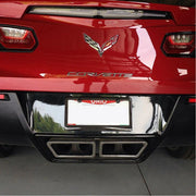 C5/C6/C7 ALL: Corvette License Plate Frame - Carbon Fiber,Exterior