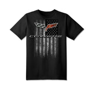 C6 2005-2013 Corvette American Legacy T-shirt : Black,T-shirts