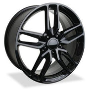 C7 Corvette - Black GM Z51 Split Spoke Wheels,Wheels & Tires