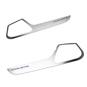 C7 Corvette Door Guards - Brushed Trim with Colored Corvette Inlay : Stingray, Z51,0