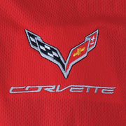 C7 Corvette Polo - Men's Performance Polo : Red,Apparel