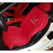 C7 Corvette Seat Armour Seat Cover/Seat Towels - Adrenalin Red,Seat Cover - Pull Over