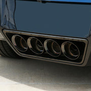 Corsa Corvette Exhaust System (14764/14764BLK): 2.75” Quad 4.50” Round Tip Corsa Sport Valve-Back Performance Exhaust For C7 Corvette Stingray,Exhaust