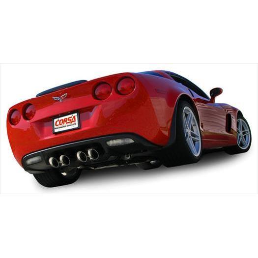 Corsa Corvette Exhaust (14164): Corsa Sport High-Performance Axle-Back Quad Exhaust For ’06 – ’13 C6 Z06/ZR1,Exhaust