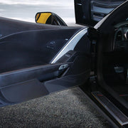 Corvette - Door Kick Panel - Clear Acrylic : C7 Stingray, Z51, Z06, Grand Sport, ZR1,Interior