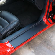 Corvette - Door Sill Ease/Protector - Inner Door Sill Guards Black : 2005-2013 C6, Z06, Grand Sport & ZR1,Interior