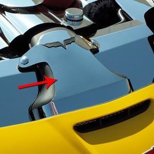 Corvette Air Tube Cover Polished Component - Polished Stainless Steel : 2006-2013 Z06 LS7 / GS LS3,Engine