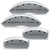 Corvette Brake Caliper Covers - Bengal Silver : 1997-2004 C5, Z06,Brakes