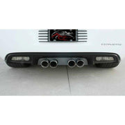 Corvette Exhaust Port Filler Panel - Solid Black Stealth Stainless Steel for NPP Exhaust only : 2008-2013 C6,Exhaust