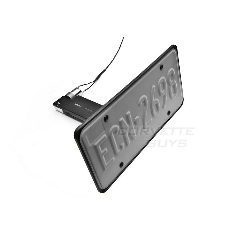 Corvette Flip Down License Plate Holder - Motorized (97-13 C5, C6