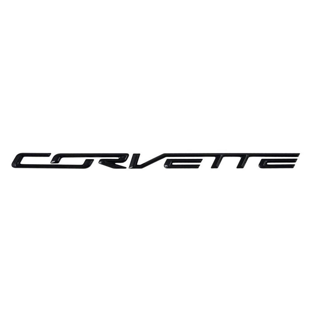 Corvette GM/OEM Rear Bumper Letters - Carbon Flash : C7 Stingray, Z51, Z06,Exterior