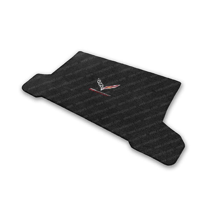 Corvette Grand Sport w/ Crossed Flags Cargo Mats - Lloyds Mats: C7 Grand Sport Coupe,Cargo Mat