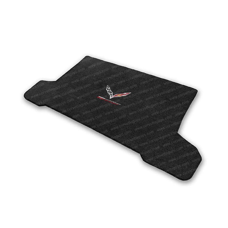 Corvette Grand Sport w/ Crossed Flags Cargo Mats - Lloyds Mats: C7 Grand Sport Coupe,Cargo Mat