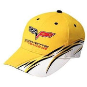 Corvette Hat - C6 Racing Logo Yellow : 2005-2013,Apparel