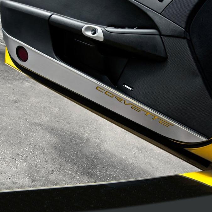 C6 corvette carbon outlet fiber door panels