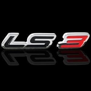 Corvette LS 3 Billet Chrome Badge : 2005-2013 C6 & Z06,Exterior