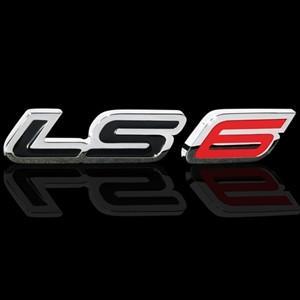 Corvette LS 6 Billet Chrome Badge : 1997-2004 C5 & Z06,Exterior