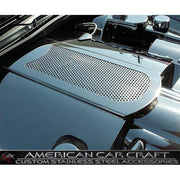 Corvette Plenum Cover - Perforated Stainless Steel : 2005-2013 C6,Engine