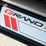 Corvette Sill Plates - Billet Aluminum Chrome with Grand Sport Logo (10-13 Grand Sport),Interior