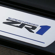 Corvette Sill Plates - Billet Aluminum Chrome with ZR1 Logo (09-13 ZR1),Interior