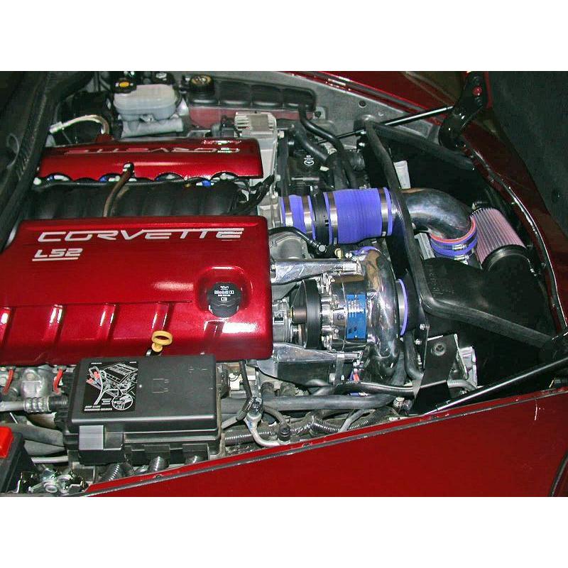 Corvette Vortech Supercharger System w/V-2 T-Trim & Cooler - Satin (C6 06-07),Performance Parts