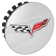 Corvette Wheel Center Cap - Chrome GM (08-13 C6 / C6 Z06 / C6 ZR1),Wheels & Tires