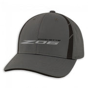 C8 Corvette Z06 Embroidered Sideline Cap : Graphite/Black,Hats