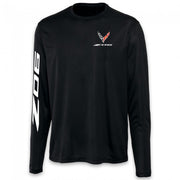 C8 Corvette Z06 Long Sleeve Tee : Black,T-shirts
