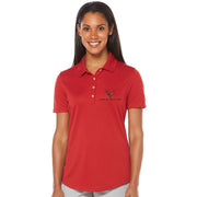 Next Generation C8 Corvette Callaway Dry Core Polo - Ladies : Red,Polo Shirts