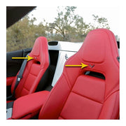 C7 Corvette Crossed Flags Seat Emblem,Letter Sets & Emblems