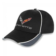 Corvette Hex Pattern Hat/Cap - Black/Graphite/White : C7 Stingray,Apparel