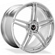 Corvette Wheels LF-CM5 Forged Monoblock - Lexani - Chrome : C6, C7, Z51,Wheels