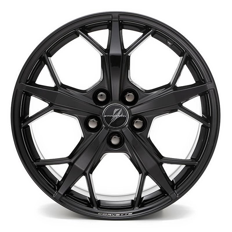 Next Generation Corvette Trident Genuine GM Wheels (Set) - Gloss Black,Genuine GM Wheels