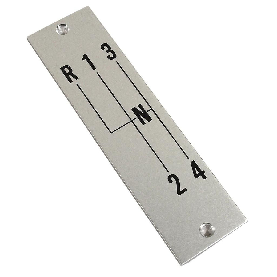 1957-1958 Corvette C1 4 Speed Shift Indicator Plate