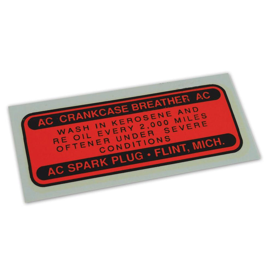 1955-1957 Corvette C1 Decal, Oil Filler Cap