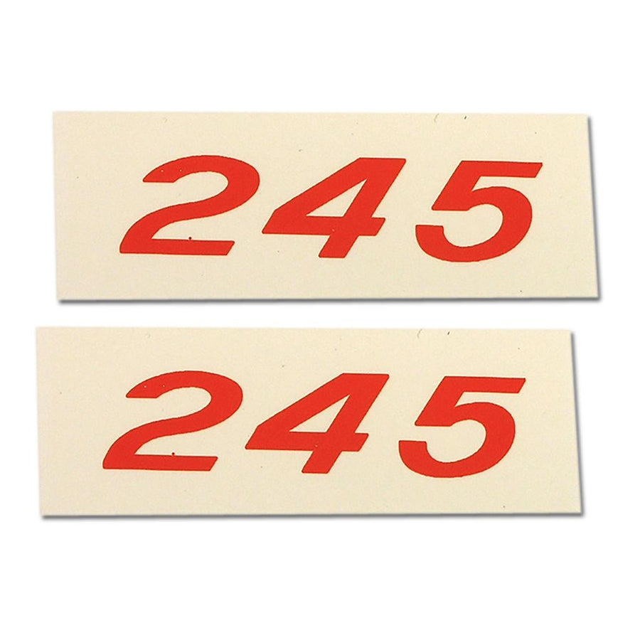1957-1961 Corvette C1 Decals, Valve Cover 245 Horsepower